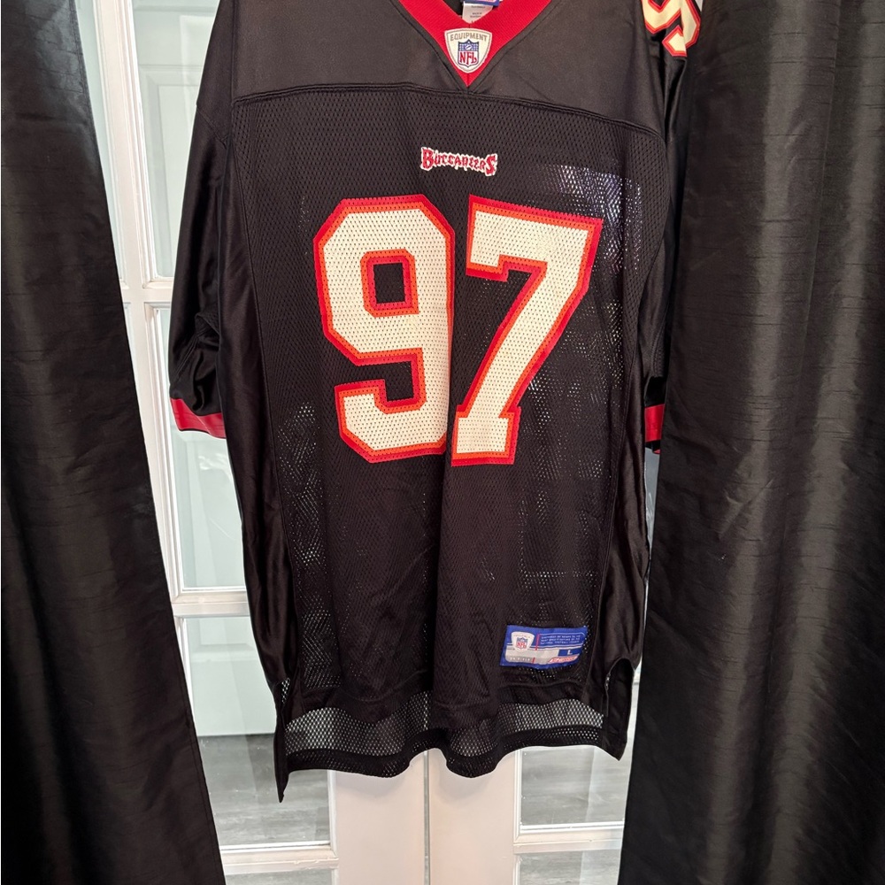 Number 97 Rice NFL OFFICIAL JERSEY. Serial number on the tag. Size Large
